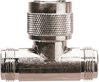 N (m) - 2x N (v) T-adapter - 50 Ohm