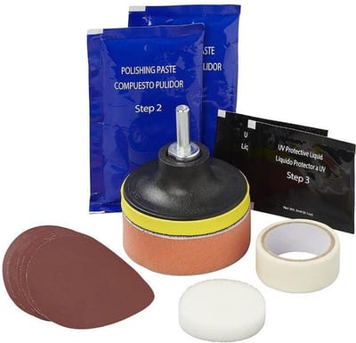 Sealey HRK01 Koplamp Restauratieset - 3-staps polijstset