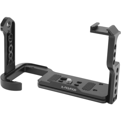 Camera Cage voor FX3 FX30 Camera Video Cage met 1/4in 3/8in Schroefgaten Camera Uitbreidingskit met black