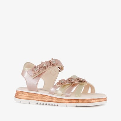 Blue Box meisjes sandalen roze brons - Maat 35