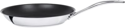 Koekenpan 28 cm met Antiaanbaklaag - RVS Koekenpan Hoge Kwaliteit