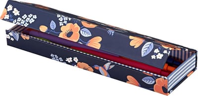 Pennen etui Flowers Karton K-90192