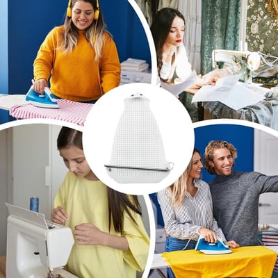 Strijkijzerhoes - Strijkplank accessoire - Kleding beschermen - Hittebestendig materiaal - Standaardmaat - Grijs
