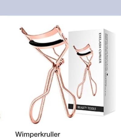 Professionele RVS WimperKruller Goud I Eyelash Curler I Wimperkrultang I Beauty Tools I Wimper Kruller met 2 extra Siliconen Pads
