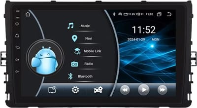 Autoradio met bluetooth - Carplay - Voor VW Volkswagen MQB Polo Plus / T-Cross / T-Roc - Geschikt voor Apple en Android - Stereo - Navigatie - Navigatiesysteem auto - 2GB 32GB