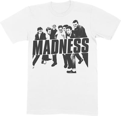 Madness - Vintage Photo Heren T-shirt - 2XL - Wit