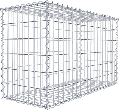 Draadmand voor stenen - Vulbare manden - Tuin vormgeven - Galvanisch verzinkt - 100 x 60 x 40 cm - Roestkleurig