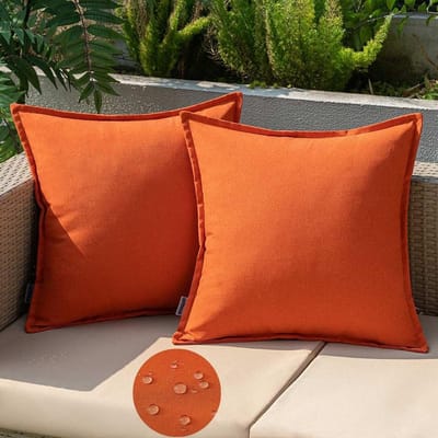 Store_8 - Weerbestendig kussen - Waterdicht sierkussen - Set van 2 - 40 x 40 cm - Decoratieve kussens - Voor tuin en woonkamer