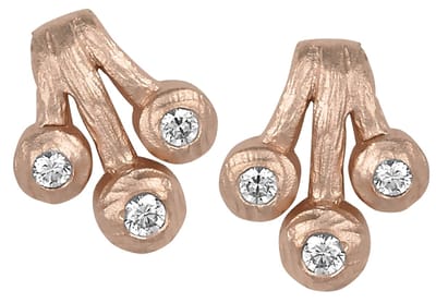 Orphelia Oorbel Zirconium Rose Sterling Zilver 925
