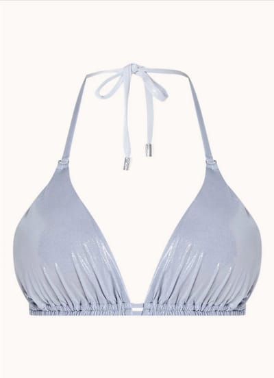Beachlife Metallic Silver bikinitopje- Maat 70B