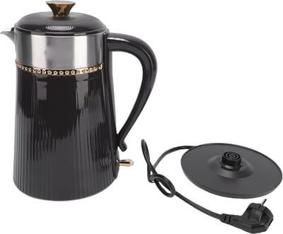 Elektrische Waterkoker - Roestvrij Staal - Snel Water Koken - Grote Capaciteit 2L - 1800 Watt Vermogen - Zilverkleurig