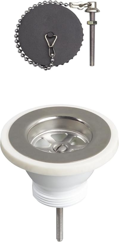 Universele Afvoerplug voor Keukengootsteen Ø 60 mm (Zonder Overloop)