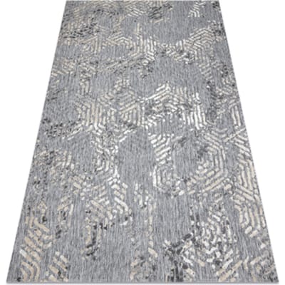 Kleden Rugsx Tapijt Structureel SOLE D3842 zeshoeken Plat gewev 80x250 cm