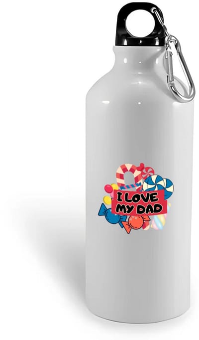 Hacebo® - Papa cadeau - waterfles - Papa - met opdruk - Papa - Vader cadeau - met opdruk - Vader cadeau - Vader cadeautjes - Vaderdag cadeau - Vader cadeautjes verjaardag - liefste papa - papa - Leuk kado om te geven - water fles - 400ML