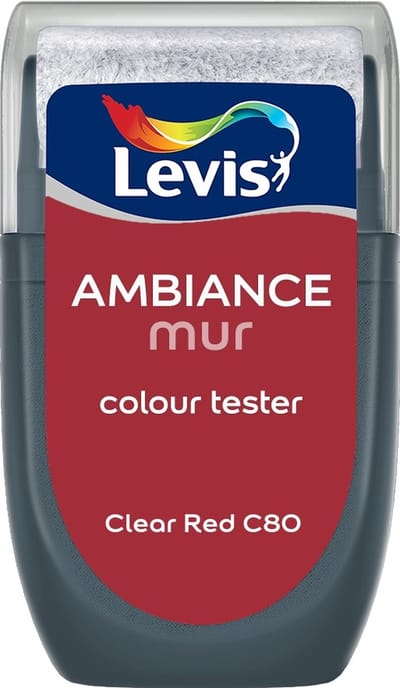 Levis - Muurverf Kleurtester Mat Mix - Clear Red C80 - Mengverf - 30 Ml