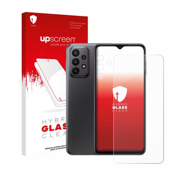 upscreen - Screenprotector voor Samsung Galaxy A23 5G (Voor+Camera) - Folie Beschermfolie Beschermglas transparant