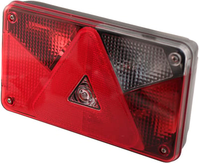 Achterlicht Aspöck Multipoint V rechts 8 PIN's bajonet - Achterlicht aanhangwagen, caravan en trailer - Aanhanger verlichting - Aspock