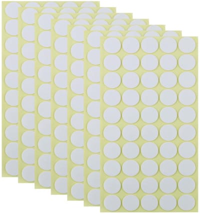 Dailygoods- Plakstippen 350 Stuks - Dubbelzijdige Plakstippen - Transparante Stickers - Waterdichte Hechting - Sterke Hechting - Voor Kunst en Decoratie - Plakband