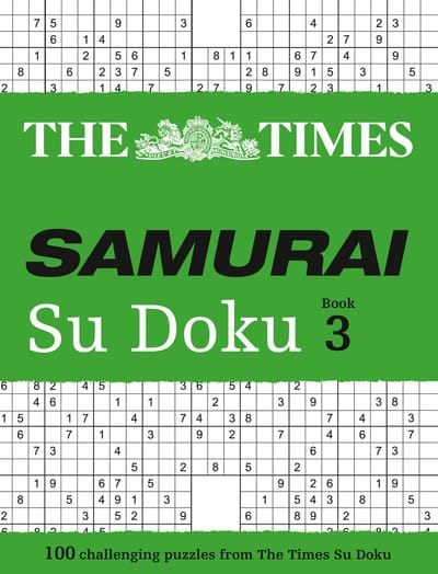 The Times Samurai Su Doku Book 3