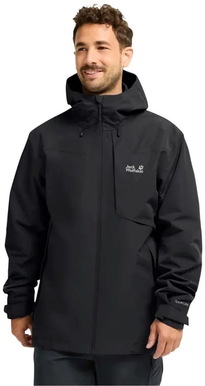 Jack Wolfskin Flextrail 2l Jas Zwart L Man