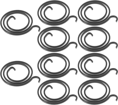 Dailygoods- Draaiveren Hoogwaardige Veer - 10x Draaiveren - Binnendeurgrepen - Reparatieset - Geschikt voor Links-/Rechthandigen - Manganese Staal 36,5x27,5 mm - Deurgreepveer