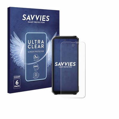 Savvies - Screenprotector voor Blackview BL8000 5G - Folie Beschermfolie transparant 6 Stuks
