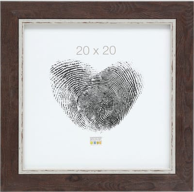 Deknudt Frames fotolijst S45VY2 - bruine houttint - voor foto 20x20 cm