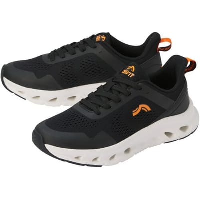 CRIVIT Dames sportschoenen (Zwart/oranje, 37)