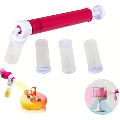 4 STKS/set Taart Kleuren Airbrush Pistool DIY Taart Spuitpistool Decoreren Spuiten Kleuren Taart Dessert Kleuren Keuken Gebak Gereedschap rozerode kleur