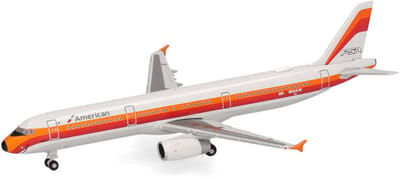 Airbus A321 American Airlines PSA Heritage Livery