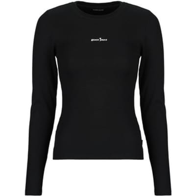 Guess  T-Shirt Lange Mouw STAR EMBRO LS CN RIB TOP