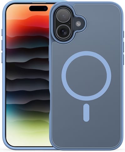 Dux Ducis - Telefoon hoesje geschikt voor de Apple iPhone 16 - Back Cover - Yind Serie - Lichtblauw