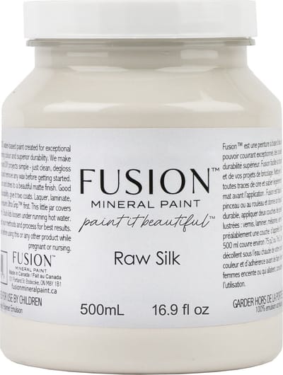 Fusion mineral paint - meubelverf - acryl - creme - raw silk - 500 ml