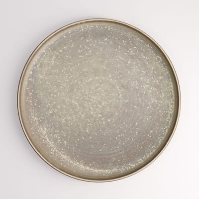 Tokyo Design Studio – Rond Bord met Rand – Grijs – 26,5x3cm