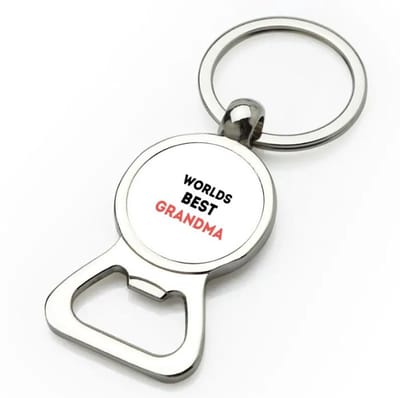 Akyol - worlds best grandma flesopener - Oma - de beste oma - verjaardagscadeau - verjaardag - cadeau - cadeautje voor oma - oma artikelen - kado - geschenk - gift - 9 bij 3 cm