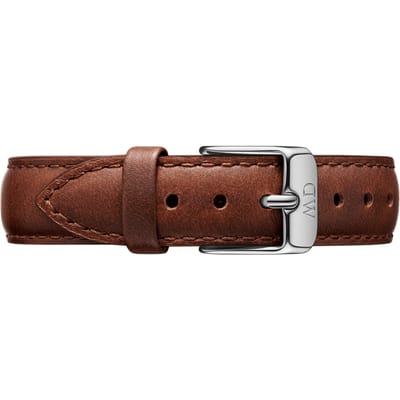 Daniel Wellington DW Strap Leather St Mawes 12mm Silver