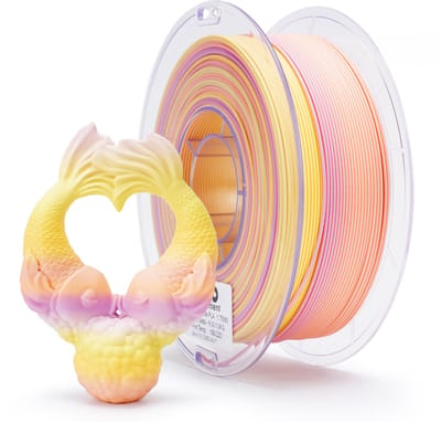 ZIRO Matte PLA Filament 1.75mm – 1KG – Sunlit Petal – Warme Pastel Kleurenoverloop – 3D Printer Filament