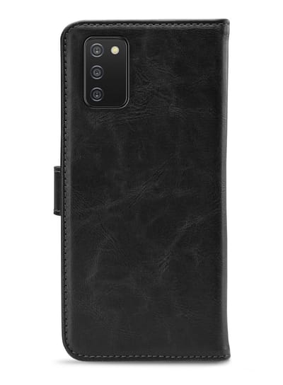 My Style Telefoonhoesje geschikt voor Samsung Galaxy A03s Hoesje | My Style Flex Wallet Bookcase Portemonnee | Pasjeshouder voor 3 Pasjes | Telefoonhoesje voor Pinpas / OV Kaart / Rijbewijs - Zwart