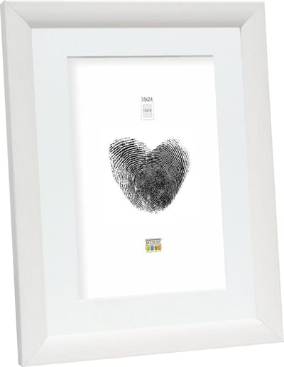 Deknudt Frames fotolijst S54SF1 P1 - witte schilderlook - hout - 13x18