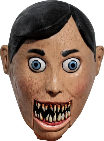 Partychimp Evil Puppet Volledig Hoofd Masker Halloween Masker voor bij Halloween Kostuum Volwassenen Carnaval - Latex - One size