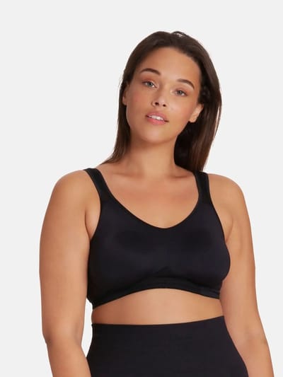 Dorina Racerback Sport BH - Flex - Stevige sport bh - Verstelbare bandjes - 75B - Zwart