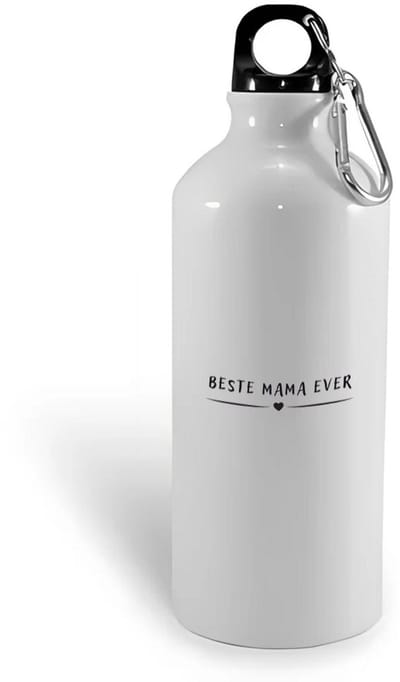 Hacebo® - Beste mama ever waterfles - Moeder - mother - leuk cadeau voor je moeder - water fles - 400ML