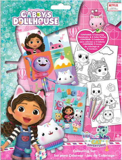 Gabby`s Dollhouse Hobbyset - Kleurset - Tekeningen met potloden