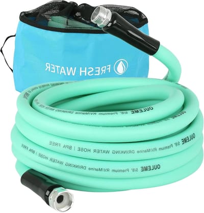 RV Waterslang - Camper Slang - Reizen en Kamperen - Lekvrij en Knickvrij - 35ft - Blauw