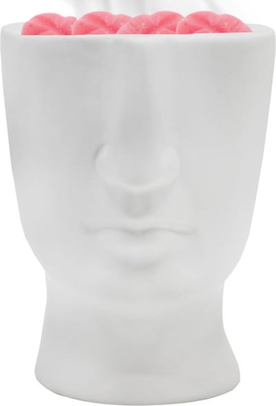 Scentchips® Visage - Waxbrander - Geurbrander - Oliebrander - Wax Melts Brander - Aromabrander - Ook Geschikt Voor Essentiële Oliën - Geurolie - Waxmelts - Wit