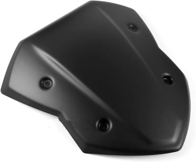 Motorruit Deflector - Windscherm Motor - Comfortabel Rijden - Verhoogt Verkeersveiligheid - 50 gram - Zwart