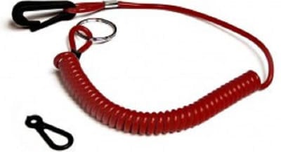 Noodstopclip met spiraalsnoer voor Mariner/Mercury