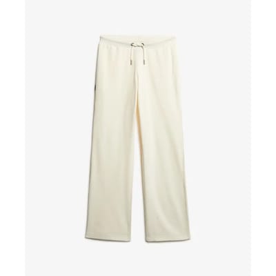 Superdry - Velours joggingbroek met wijde pijpen - Dames - Broeken