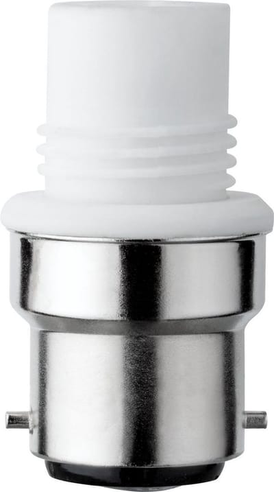 Mini halogeen standaard voor G9 Stiftstandaard B22d 230V wit