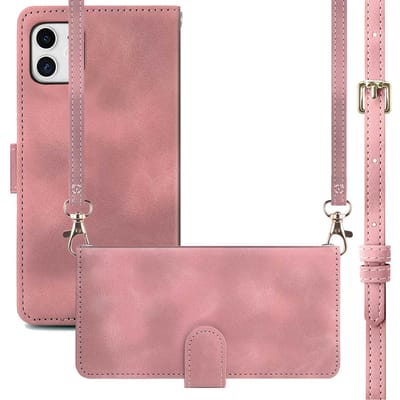 imoshion Hoesje - Geschikt voor Apple iPhone 11 - Bookcase met koord - Roze